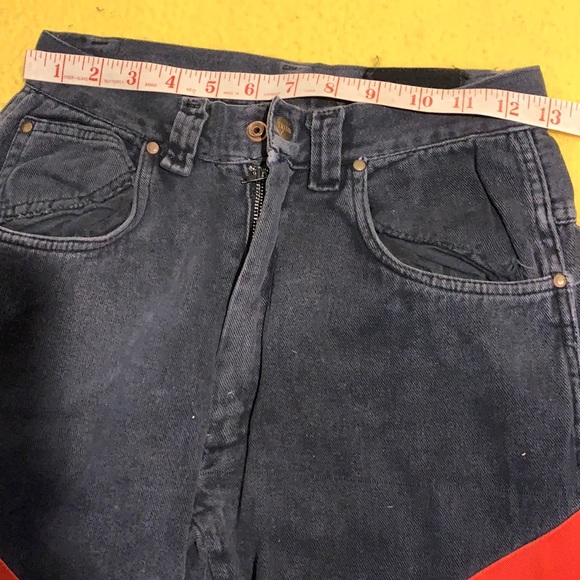 Nice vintage riders red and black denim jeans - Picture 3 of 16